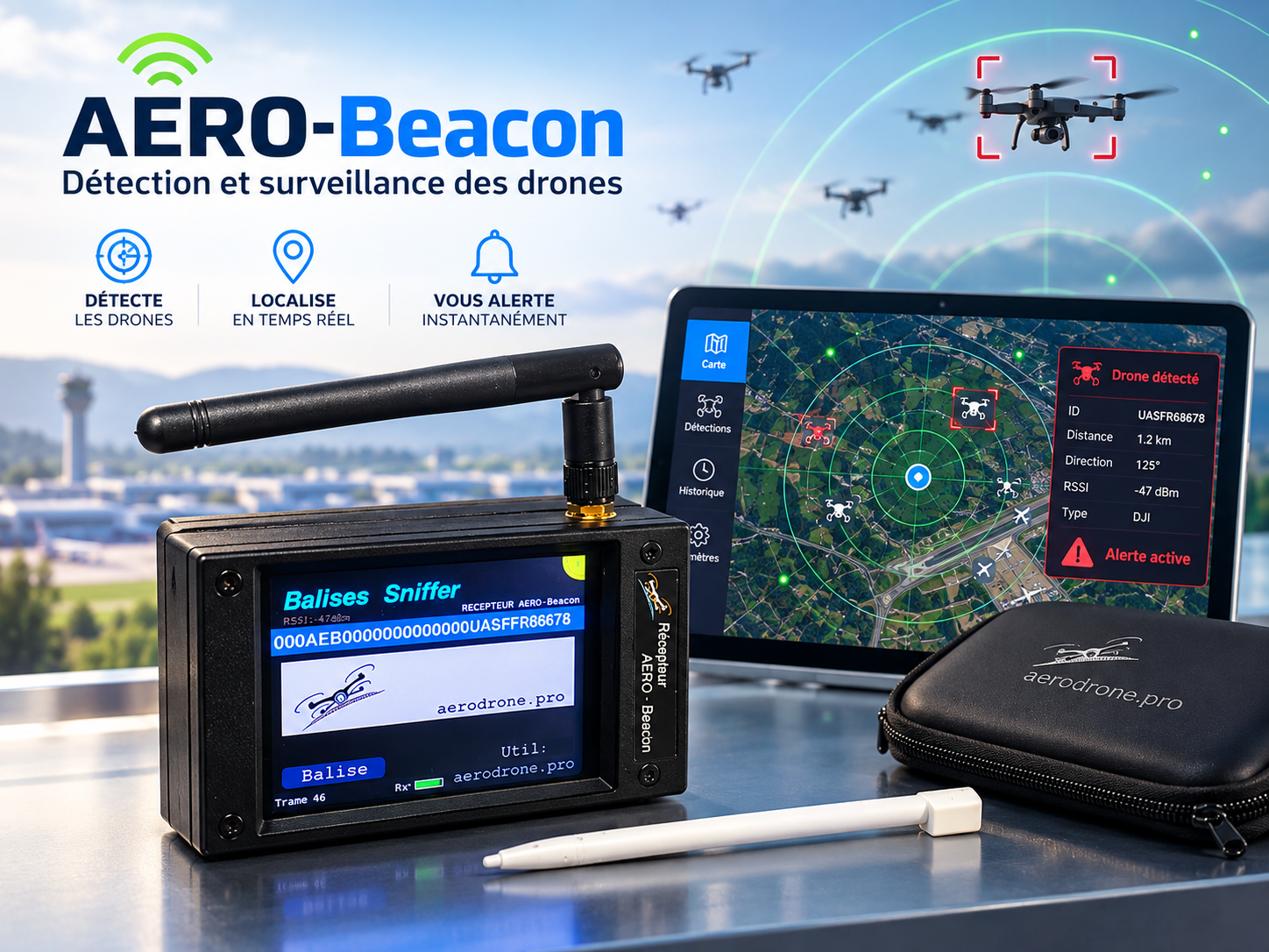 AERO-Beacon - Détection et surveillance des drones